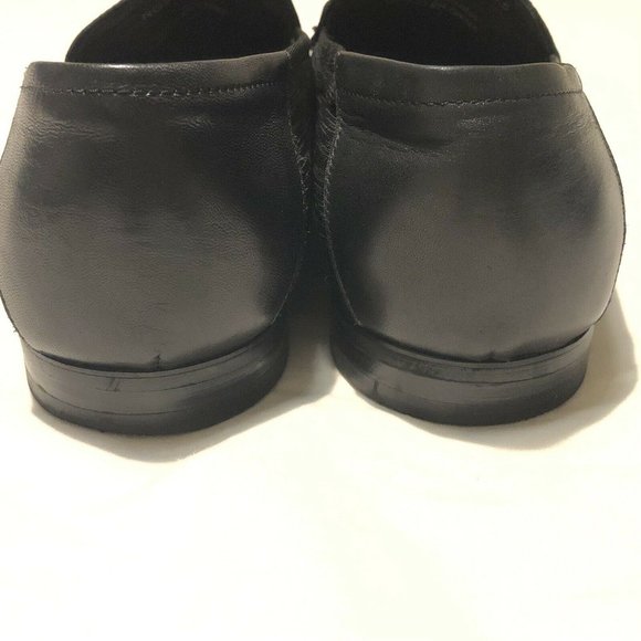 Robert Graham Mens Shoes Geometric Black Satin Horsebit Sculls Loafers Size 8.5M - Picture 6 of 12